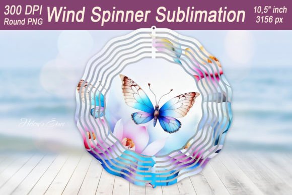 Butterfly Floral Wind Spinner: A Versatile Embroidery Design
