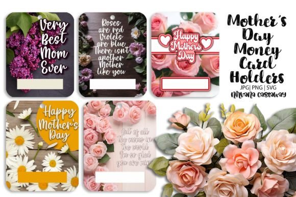 Charming Mother's Day Floral Money Holders