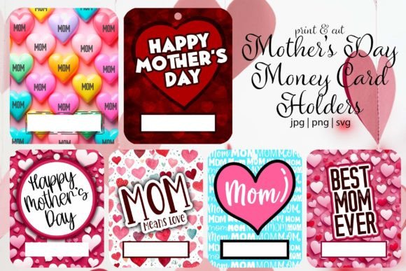 Charming Mother's Day Money Card Holders
