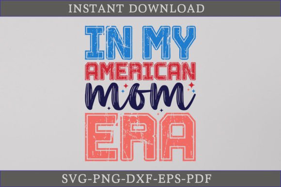In My American Mom Era Retro Gift Shirt