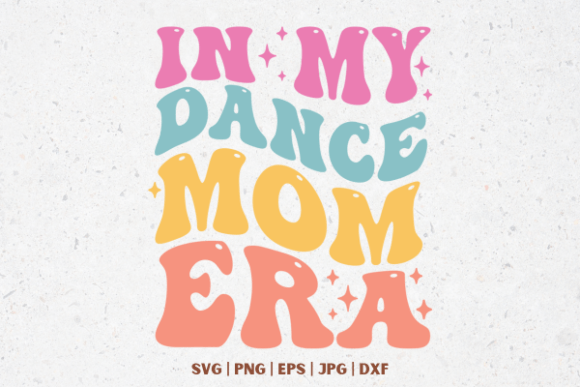 In My Dance Mom Era Groovy: A Retro Embroidery Delight