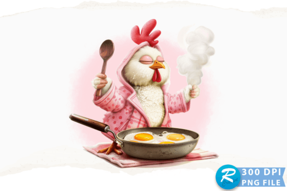 Review: A Cartoon Style Chicken Wearing a Pink