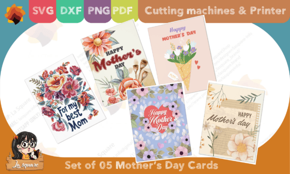 Set 05 Mother's Day Greeting Cards: A Designer's Review