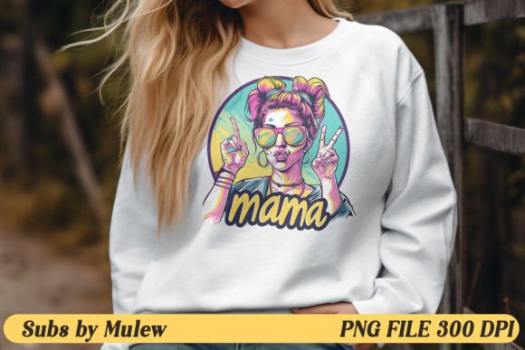 Vibrant Pop Art Mama for Mother's Day
