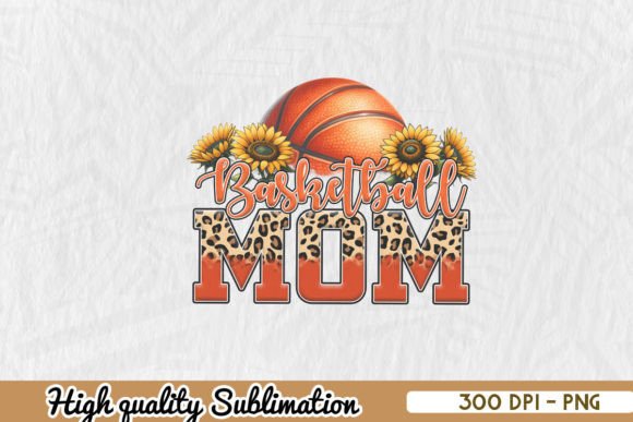 Western Basketball Mom PNG: A Versatile Design for Embroidery